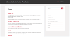 Desktop Screenshot of hinsdalearchitecture.org